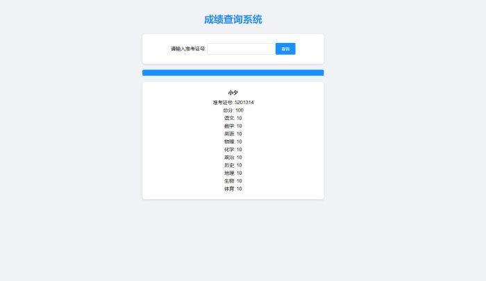 成绩查询系统PHP源码